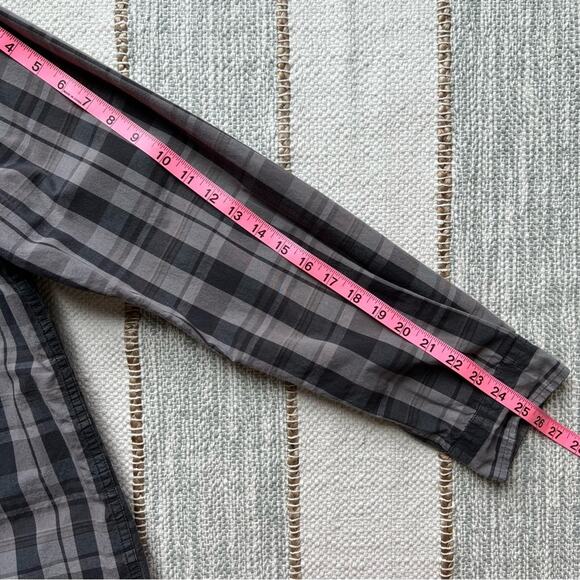 Carhartt Grey Plaid 100% Cotton Relaxed Fit Button Down Shirt Men’s Size Large - Picture 4 of 8